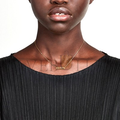 MESSIKA BABY MOVE 18K ROSE GOLD NECKLACE WITH DIAMONDS 